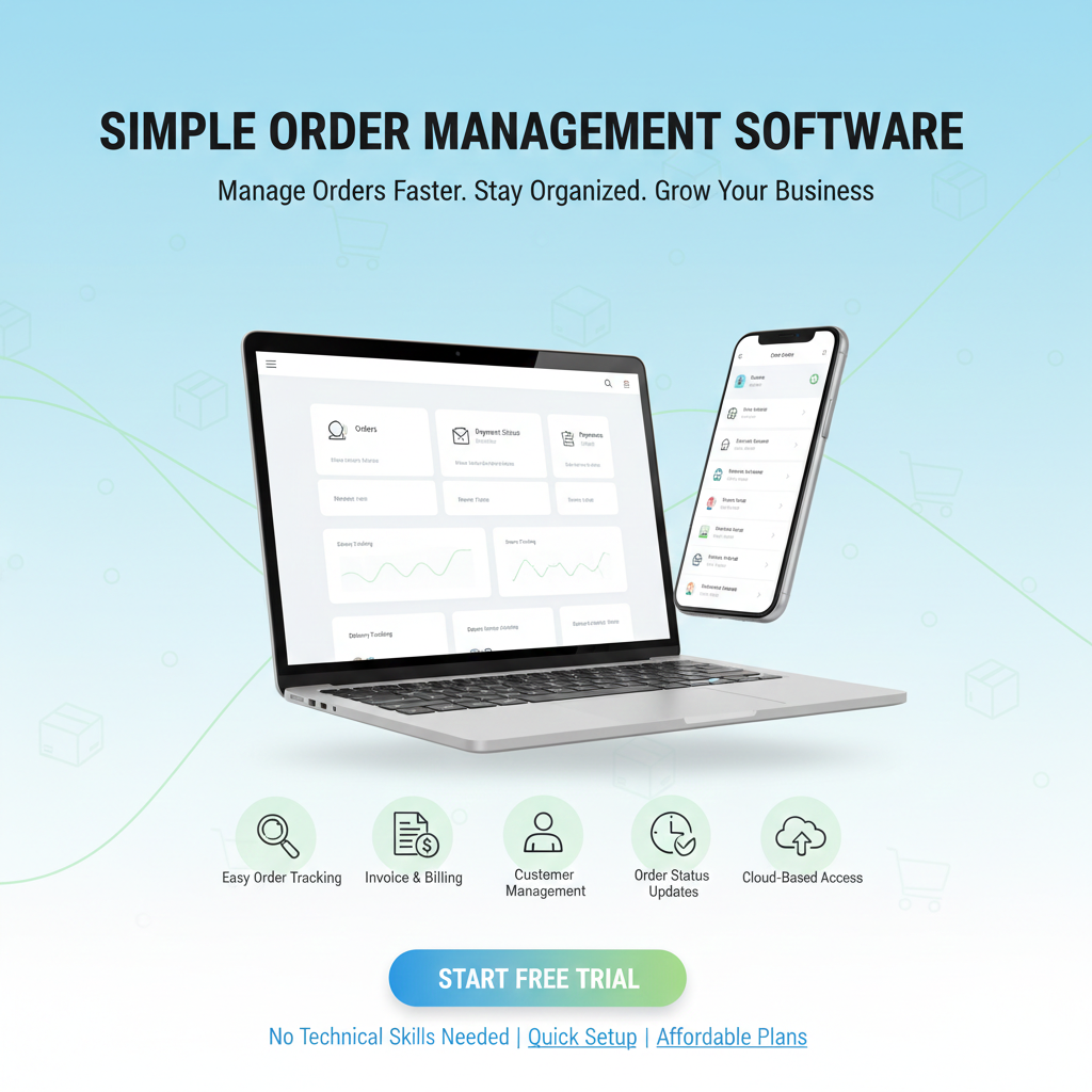 Simple Order Management Software